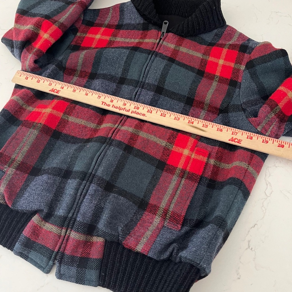 Rare Vintage 70/80s Pendleton Reversible 100% Virgin Wool Bomber Jacket USA Made - Picture 6 of 8